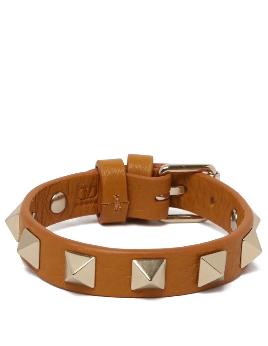 Rockstud leather bracelet