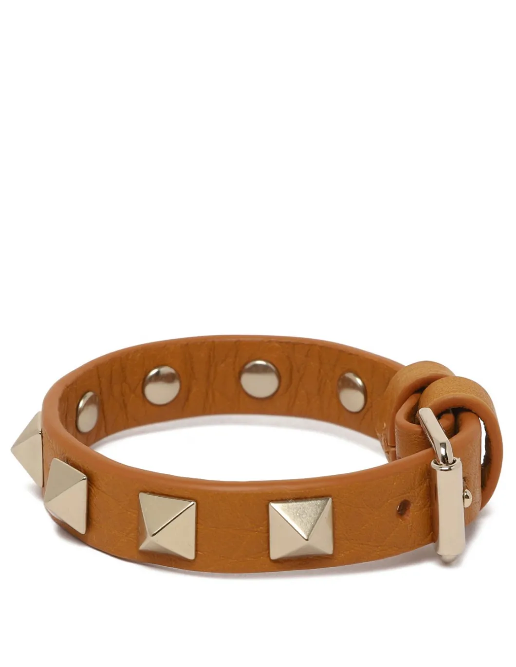 Rockstud leather bracelet