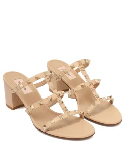 Rockstud slide sandals