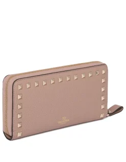 Rockstud zip around wallet