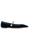 Romy pearl flat ballerinas