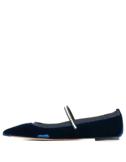 Romy pearl flat ballerinas