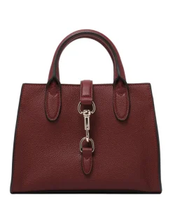 Rosso ancora small tote bag
