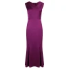 Satin crepe midi dress