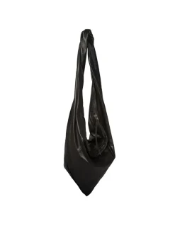 Scarf bag in leather