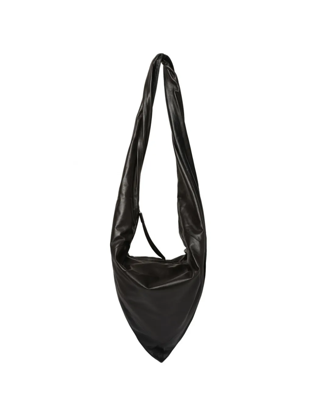 Scarf bag in leather