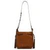 Silao suede bucket bag
