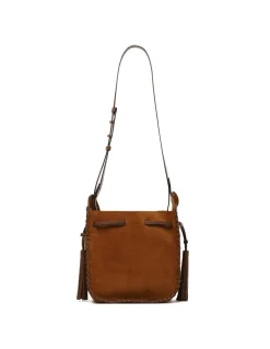 Silao suede bucket bag