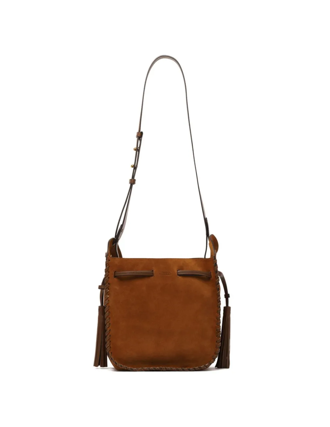 Silao suede bucket bag