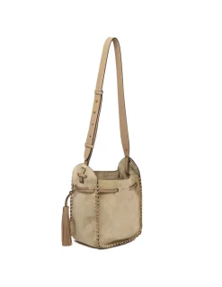 Silao suede bucket bag