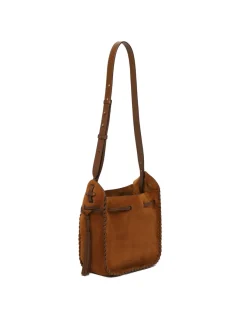 Silao suede bucket bag