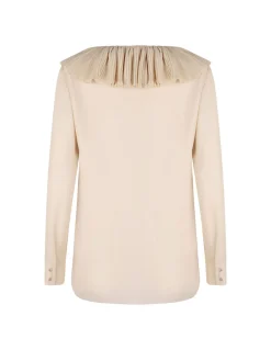 Silk crepon muslin blouse
