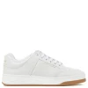 SL61 white leather sneakers