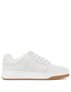 SL61 white leather sneakers