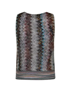 Sleeveless knit top