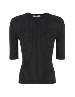Snap elbow sweater