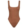 Square neck swimsuit