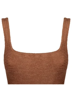 Square neck swimsuit