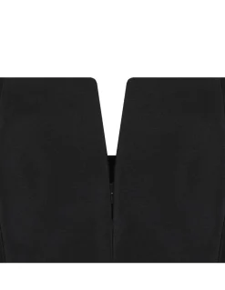 Strapless taffeta top