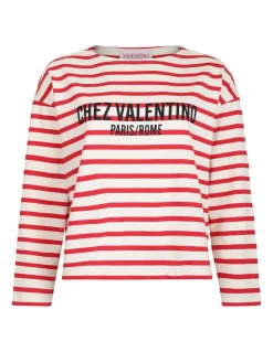 Striped jersey T-shirt