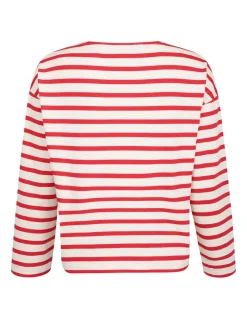 Striped jersey T-shirt