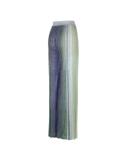 Striped palazzo pants