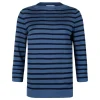 Striped wool top