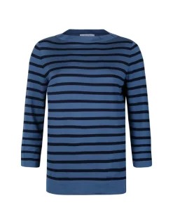 Striped wool top