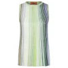 Tank top with sequins