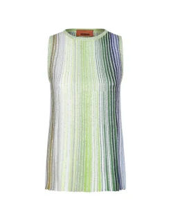 Tank top with sequins