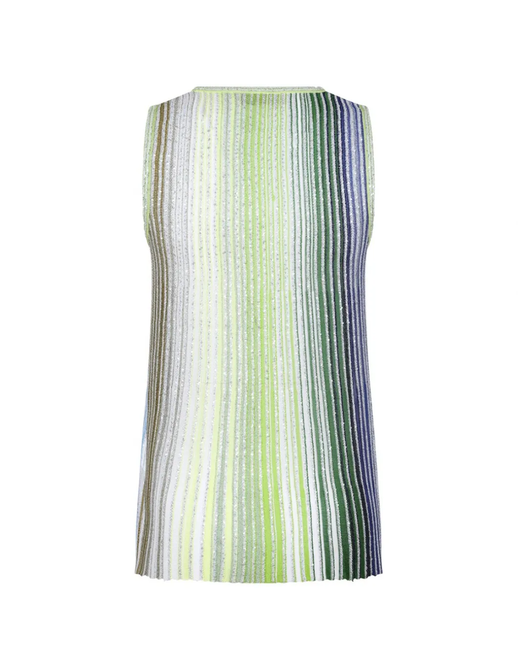 Tank top with sequins