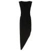 Tara side drape gown