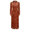 Thalia Sienna-hue dress