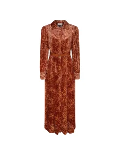 Thalia Sienna-hue dress