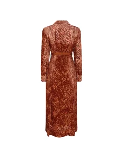 Thalia Sienna-hue dress