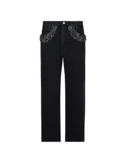 The Atelier Beaded straight jeans