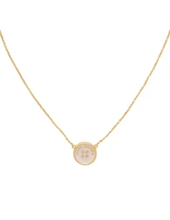 The Button pendant necklace
