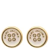 The Button stud earrings