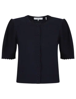 The Cashmere Pointelle cardigan
