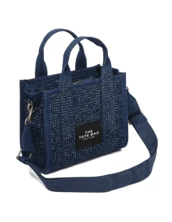The Crystal Denim small tote