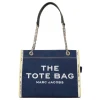 The Denim chain medium bag