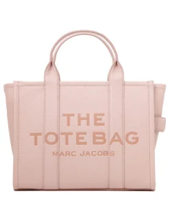 The leather medium tote bag