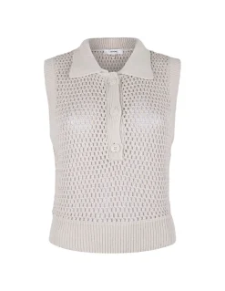 The Polo crochet vest