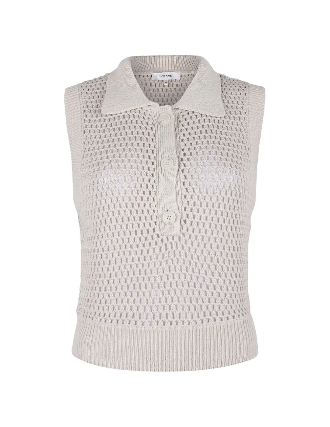 The Polo crochet vest