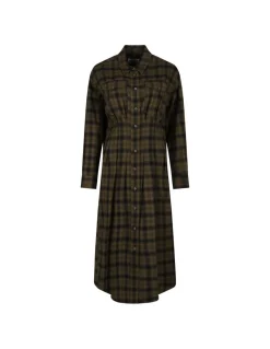 Timea check dress