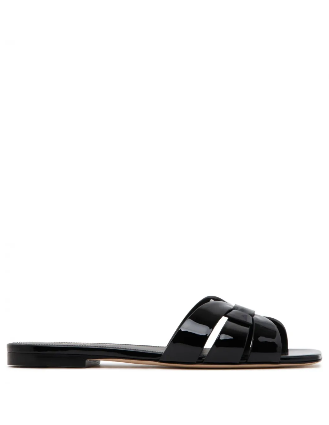 Tribute black slide sandals