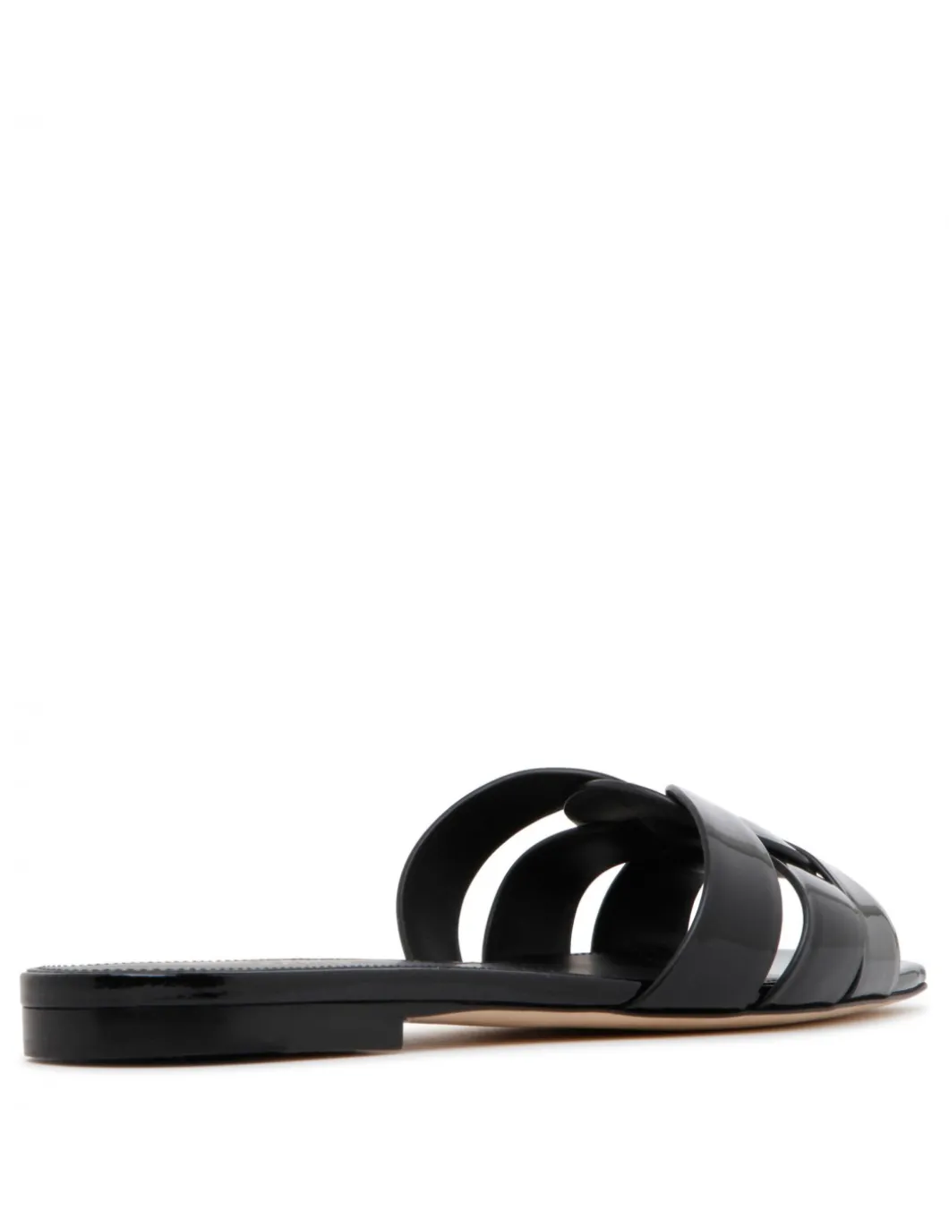 Tribute black slide sandals