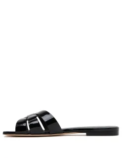 Tribute black slide sandals
