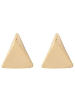 Virtual small gold earrings