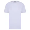 White cotton jersey T-shirt